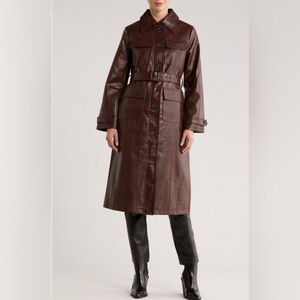 Rebecca Minkoff Belted Trench Coat